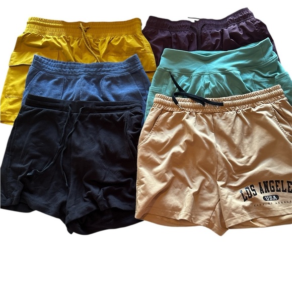 misc Pants - Women's Casual Shorts - 6 Multi-Color Pack